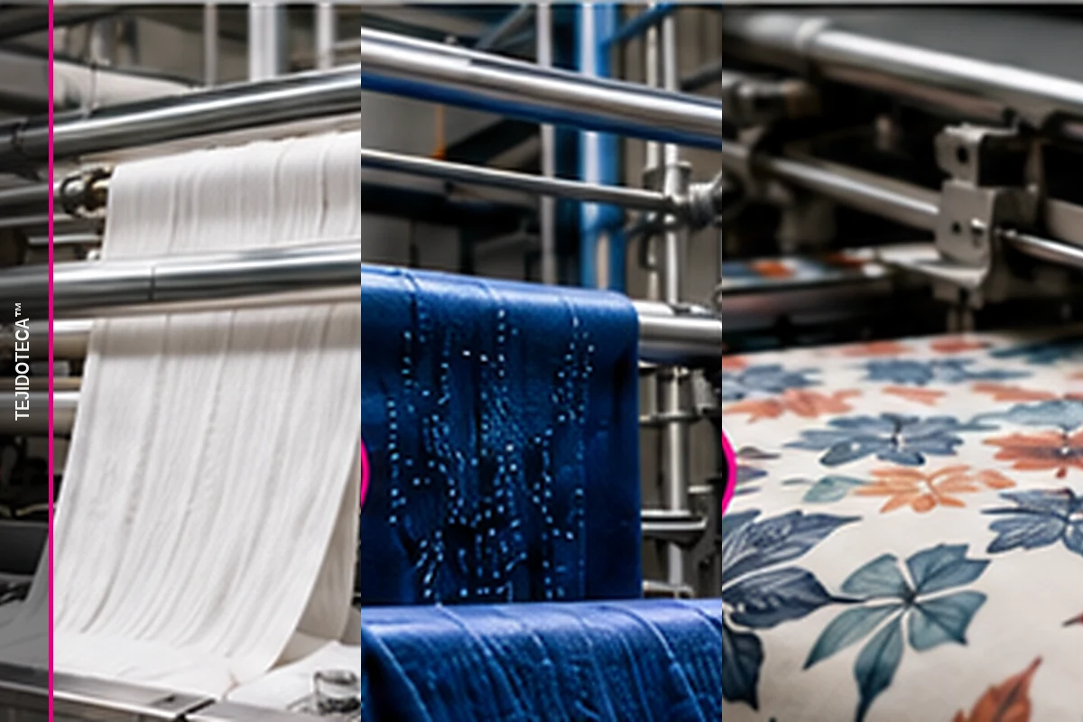 Preparación, tintura y estampación textil