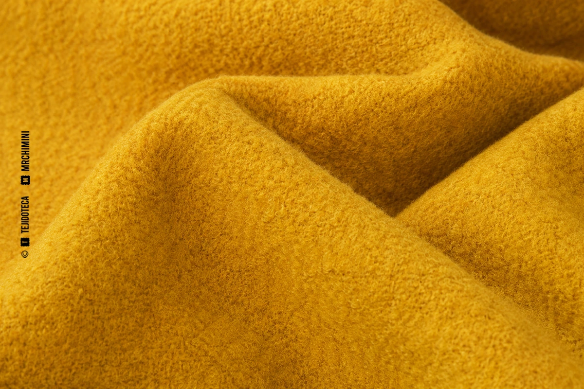 LANA COCIDA: detalle macro del tejido.