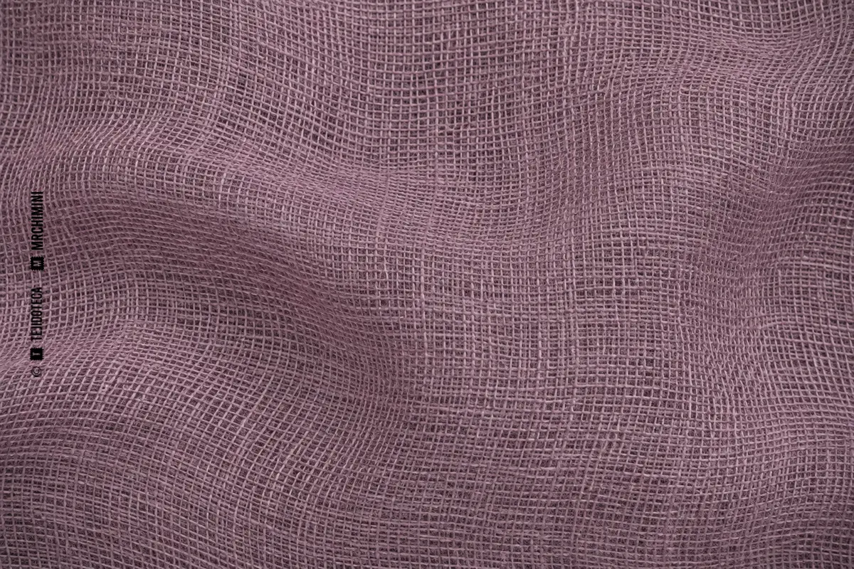 Macro de barège malva de estructura abierta