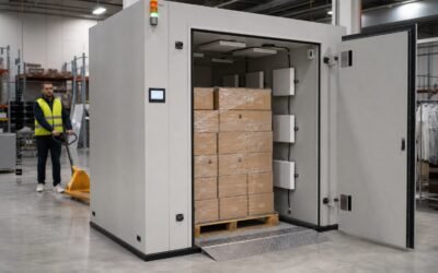 Cabina de lectura masiva RFID UHF para prendas