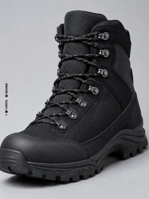 Bota de montaña con paneles textiles de Cordura