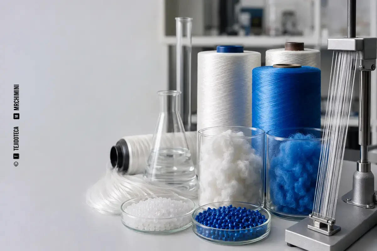 FIBRA QUÍMICA – TEJIDOTECA Representación técnica de fibra química en el ámbito de las fibras textiles.