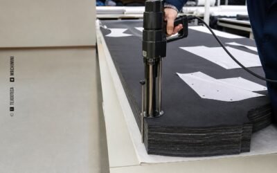 Grapadora para colchones de tejido