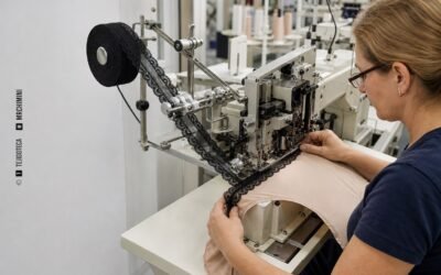 Máquina de aplicar encaje elástico