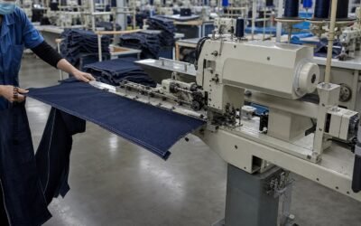 Máquina de cerrar costados de vaqueros