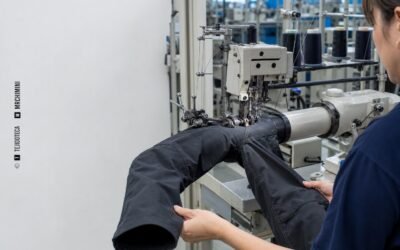 Máquina de cerrar entrepiernas de pantalón
