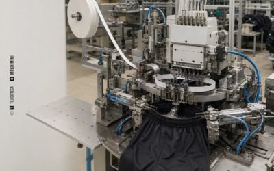 Máquina automática de cinturilla elástica