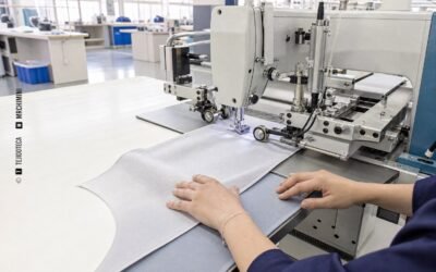 Máquina de cerrar costuras con control de borde