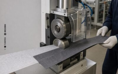 Máquina de soldadura textil por ultrasonidos