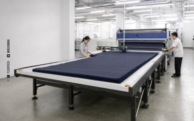 Mesa de extendido con colchón de aire