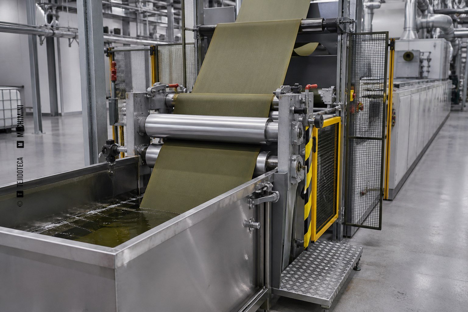 Aplicación industrial de un acabado oleófugo sobre tejido