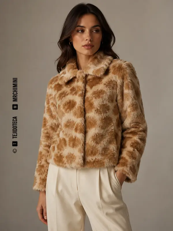 Chaqueta confeccionada en velboa