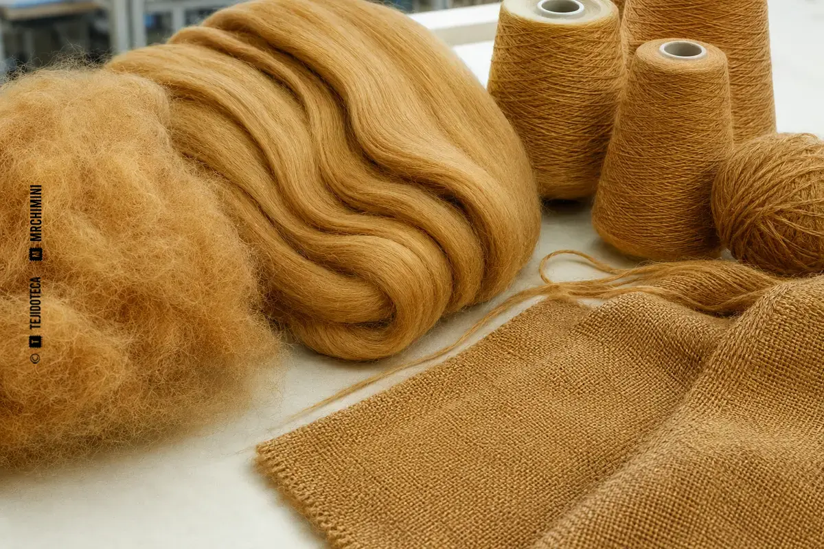 VICUÑA – TEJIDOTECA Representación técnica de vicuña en el ámbito de las fibras textiles.