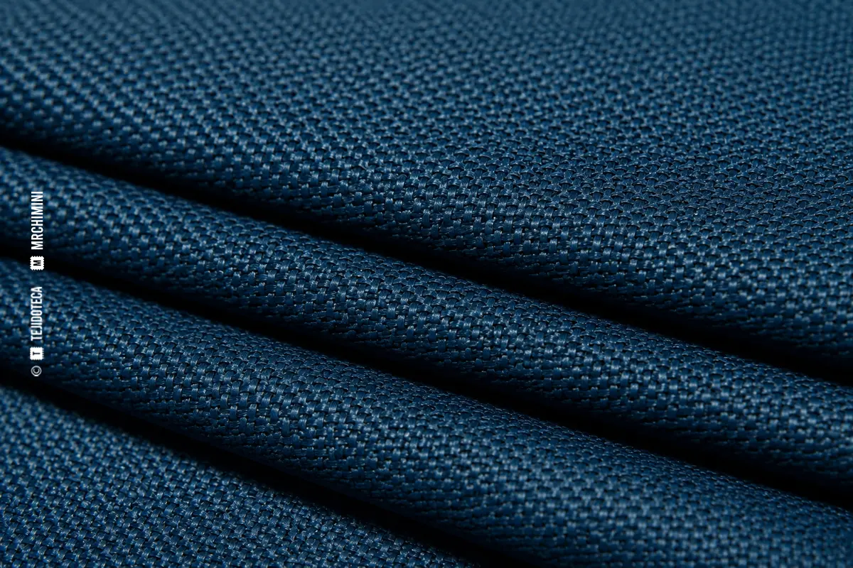 XOREL® — macro Macro del tejido técnico Xorel de color azul