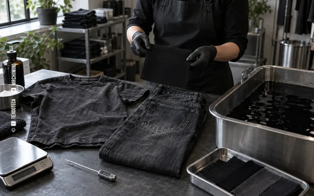 Recuperación del color de ropa negra descolorida — TEJIDOTECA