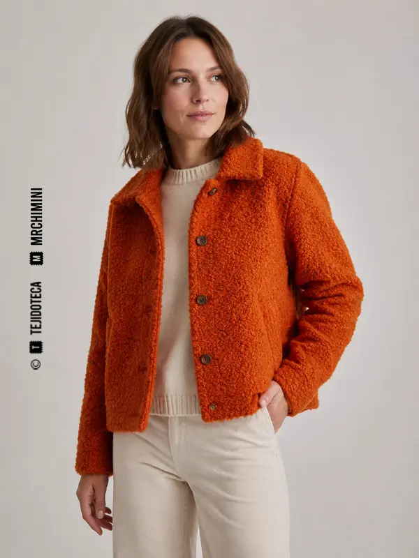 Sobrecamisa confeccionada en paño Casentino