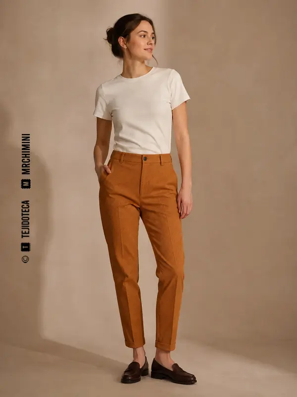 Pantalón de equitación confeccionado en cavalry twill