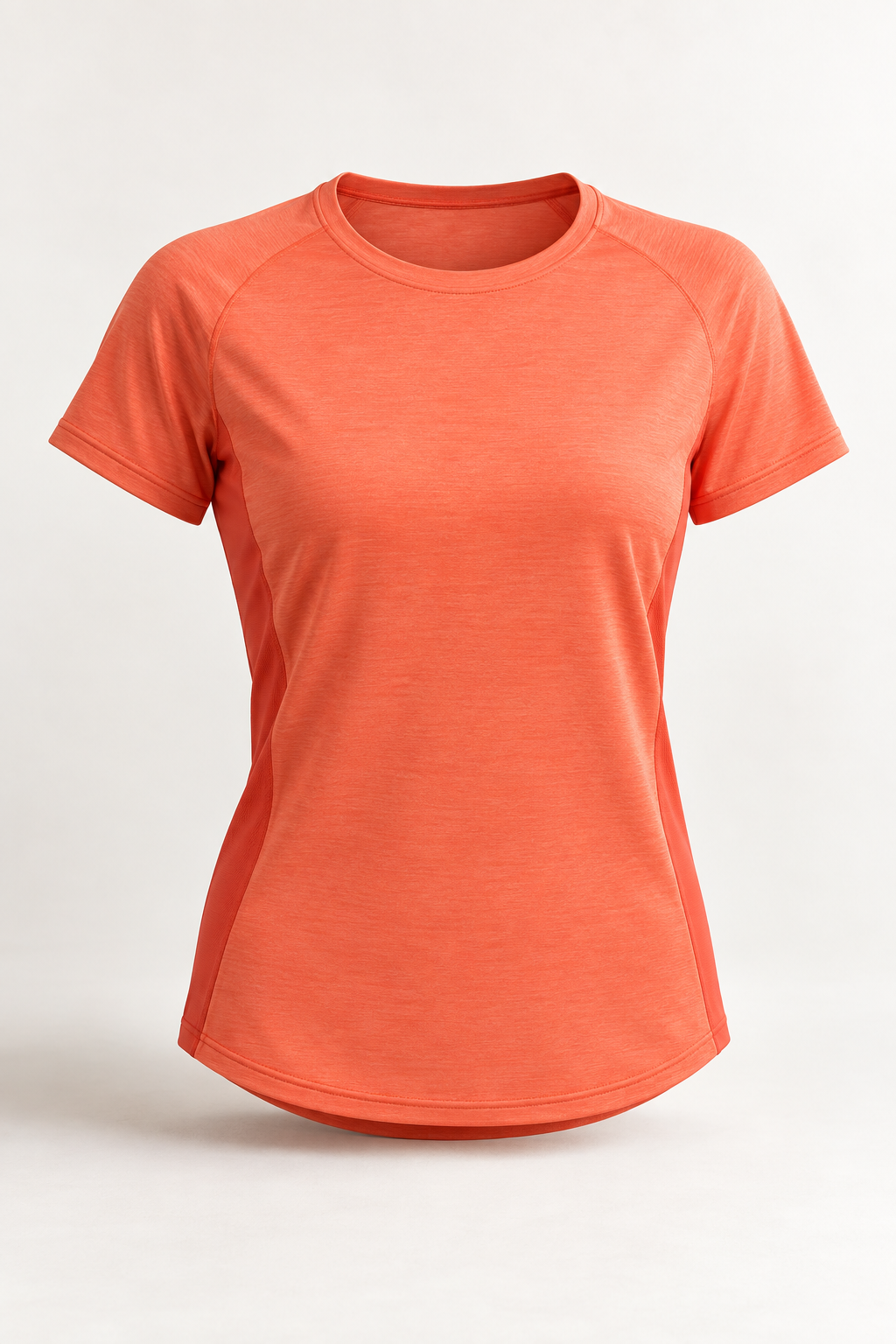 Camiseta deportiva coral de manga corta, recreación ilustrativa
