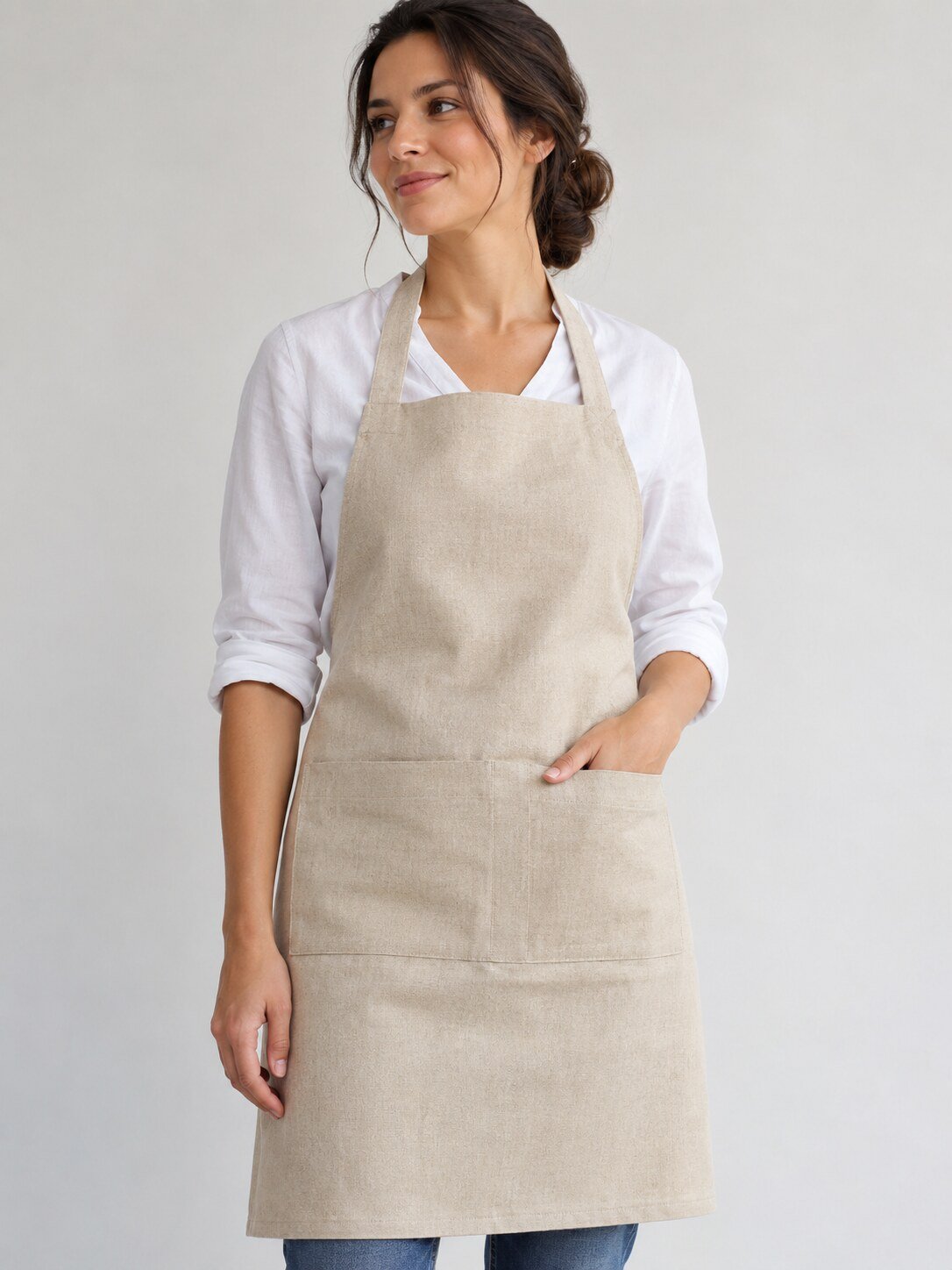 Ejemplo ilustrativo de estor confeccionado con tejido holanda